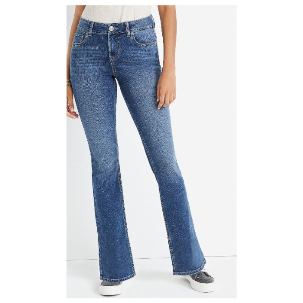 Maurices Slim‎ Boot Mid Rise Denim Flex Jeans